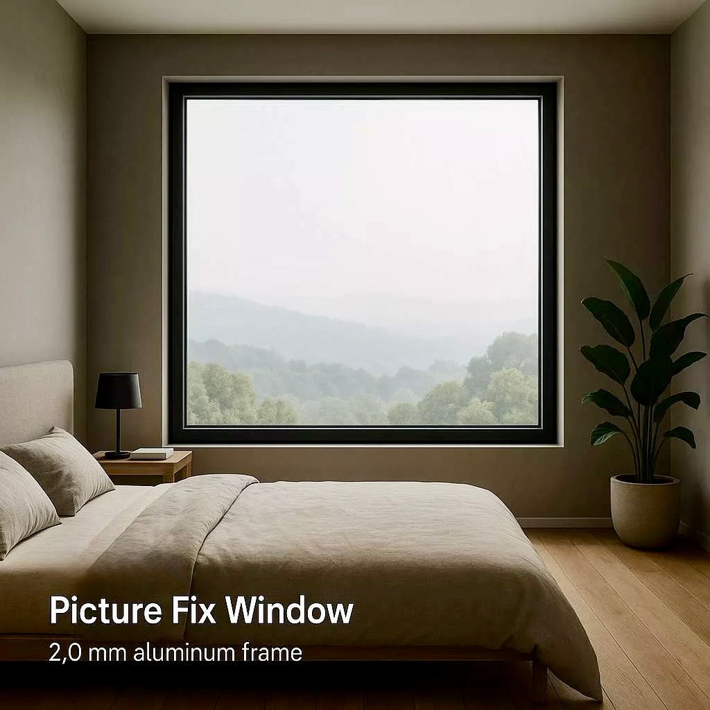 Aluminum Picture Fixed Windows image 0